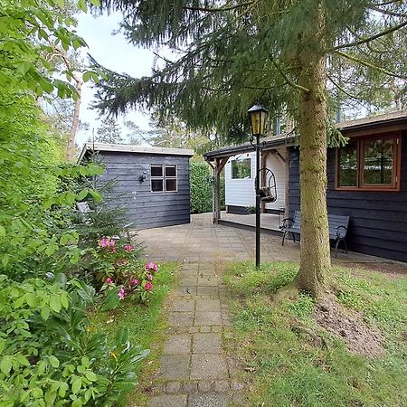 Sfeervol Chalet De Dassenburcht Emst Buitenkant foto