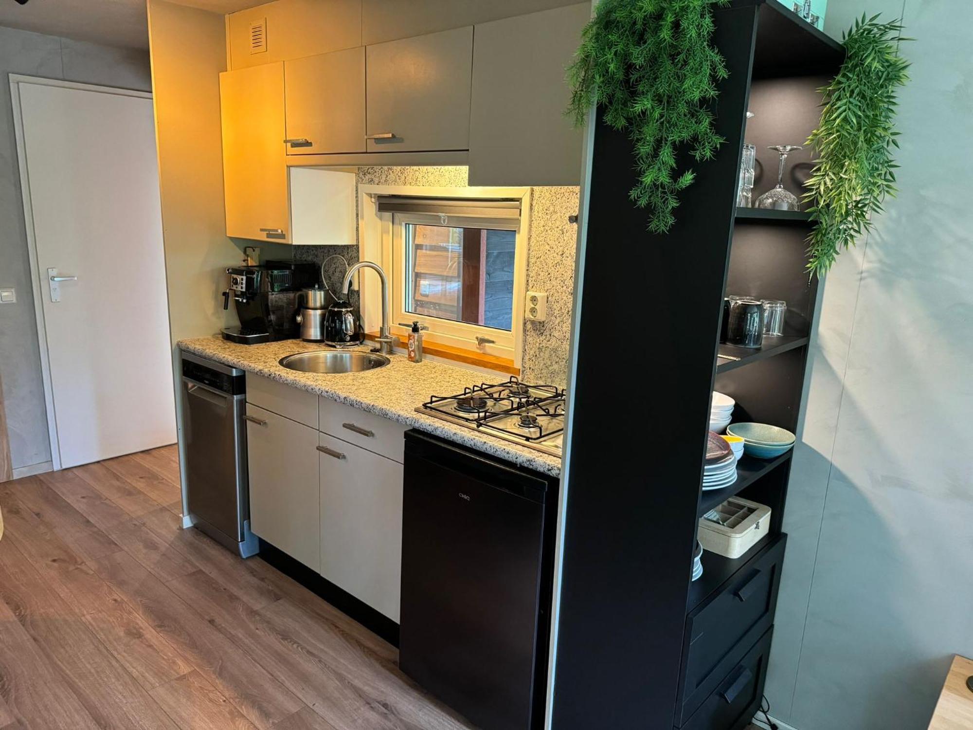 Sfeervol Chalet De Dassenburcht Emst Buitenkant foto
