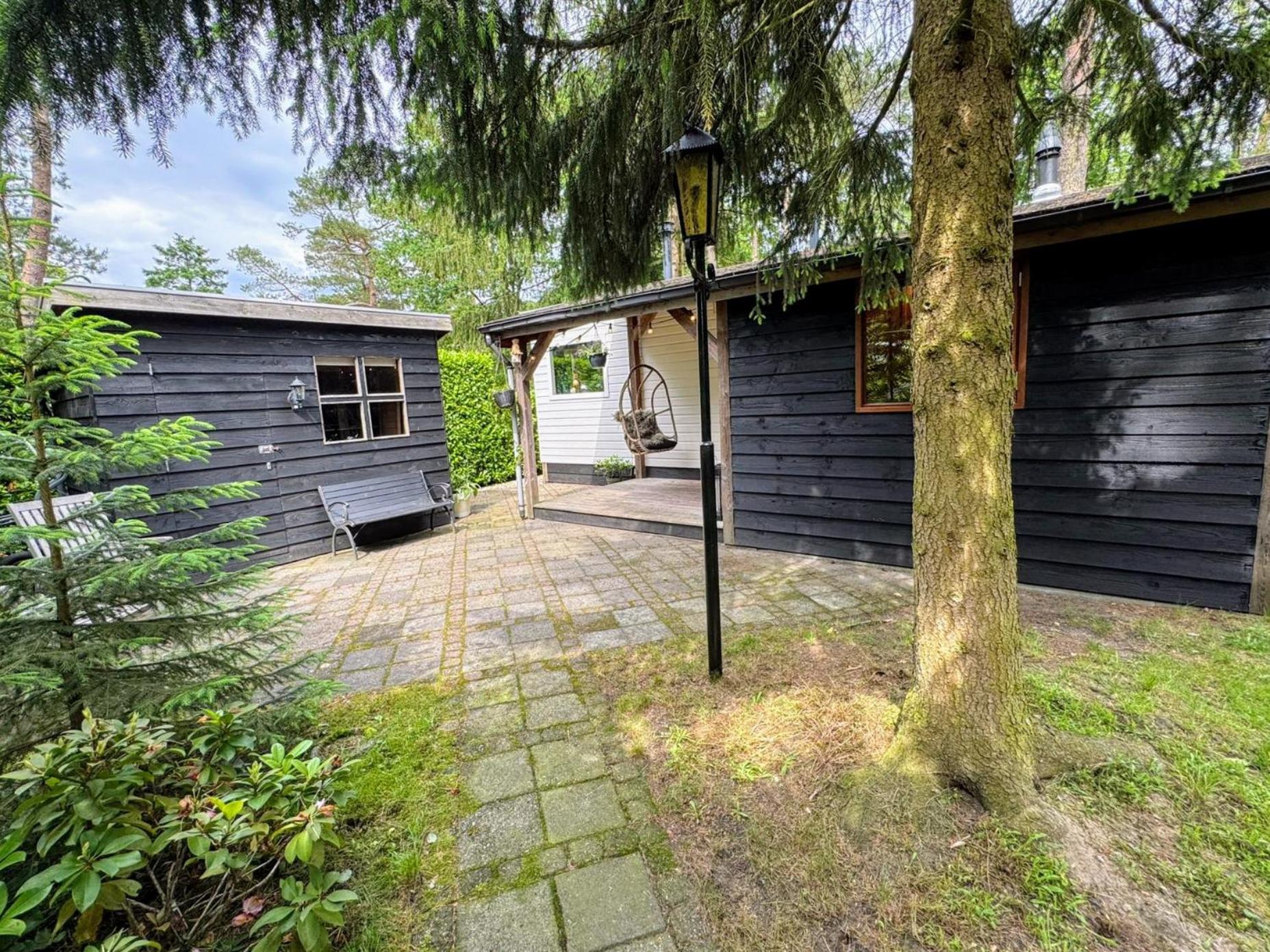Sfeervol Chalet De Dassenburcht Emst Buitenkant foto