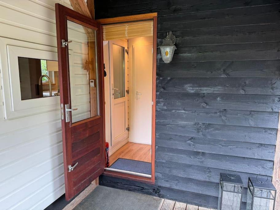 Sfeervol Chalet De Dassenburcht Emst Buitenkant foto