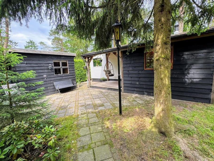 Sfeervol Chalet De Dassenburcht Emst Buitenkant foto
