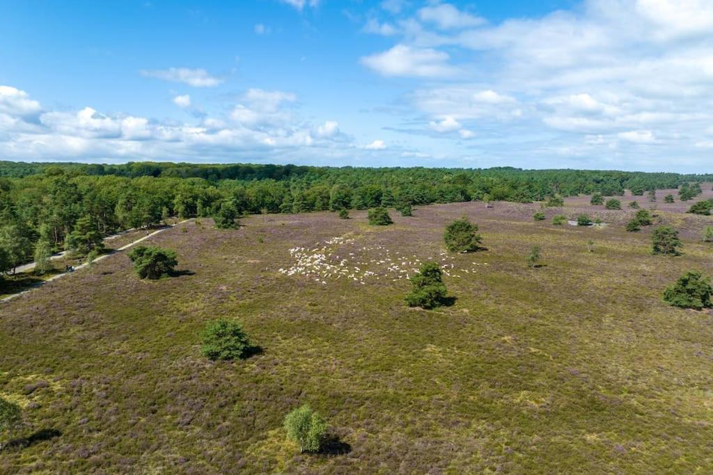 Sfeervol Chalet De Dassenburcht Emst Buitenkant foto