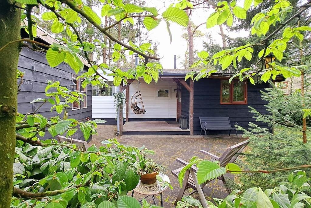 Sfeervol Chalet De Dassenburcht Emst Buitenkant foto